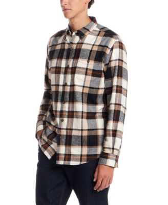 Men's Button Front Flannel Shirt