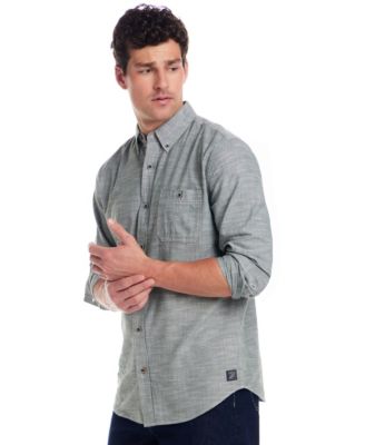Men's Winter Chambray Solid Shirt