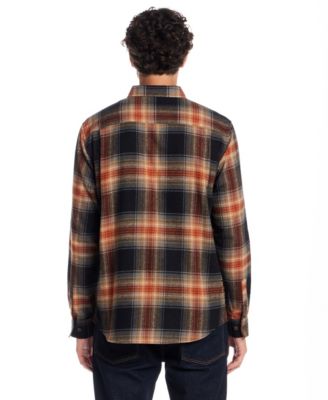 Men's Button Front Flannel Shirt