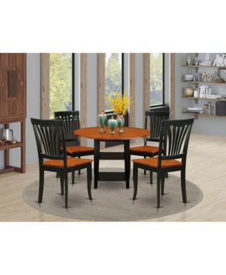 Dining Room Set Black & Cherry