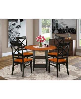 Dining Room Set Black & Cherry