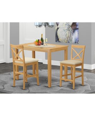 3 PC counter height Dining set-pub Table and 2 counter height Dining chair