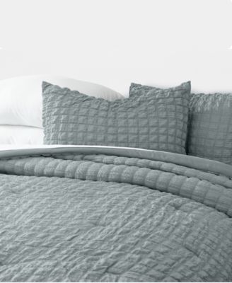 Textured Seersucker Box 3-Pc. Comforter Set, Full/Queen