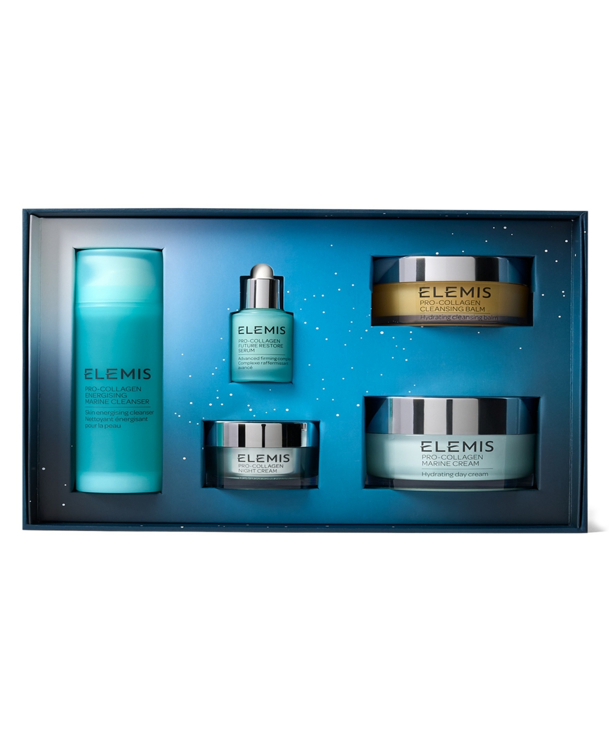 Elemis The Magic Of Pro-collagen Complete Routine Skincare Set In Transparent