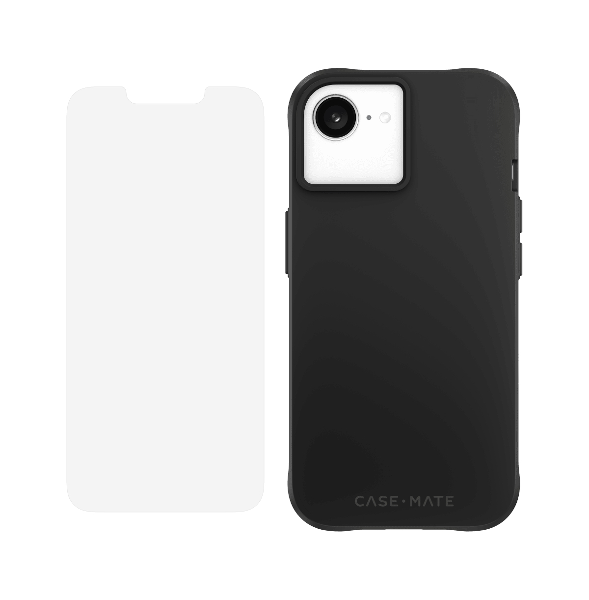 Case-Mate Protection Pack Tough Case and Glass Screen Protector for Apple IPSE2025 / iPhone 15 14 13
