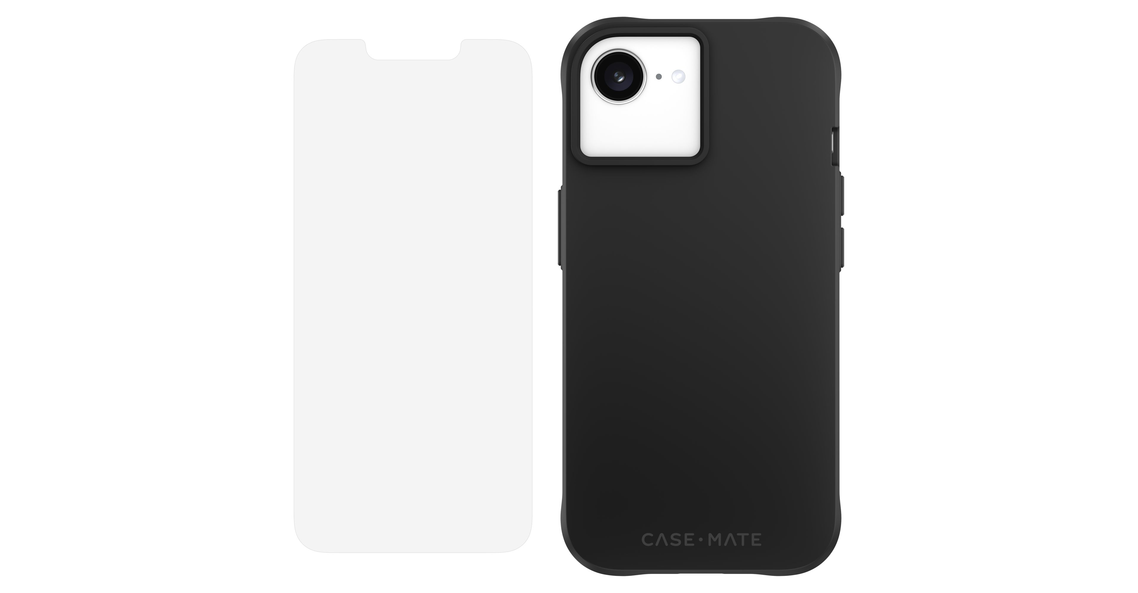 Case-Mate Protection Pack Tough Case and Glass Screen Protector for Apple IPSE2025 / iPhone 15 / iPhone 14 / iPhone 13