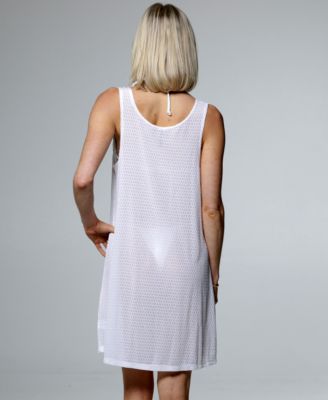 Women's Sleeveless Ring Tank Coverup Dress
