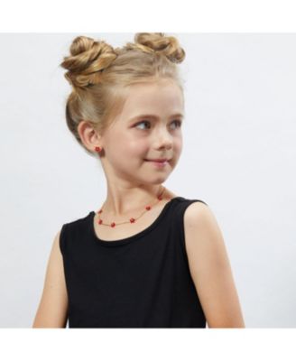 Petit Rosie Earrings in Red