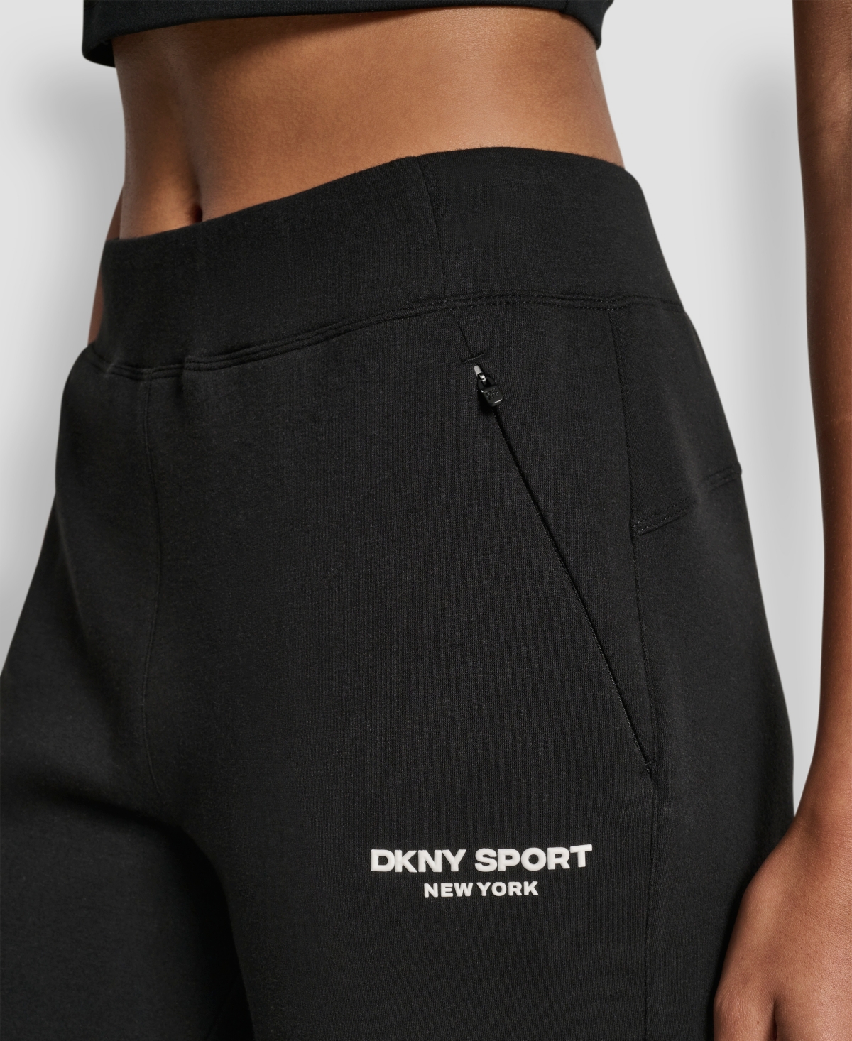 Dkny Women's Brooklyn Scuba Mid Rise Ankle Length Jogger