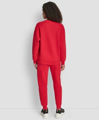 Women's Tonal Logo Patch Crewneck Sweatshirt