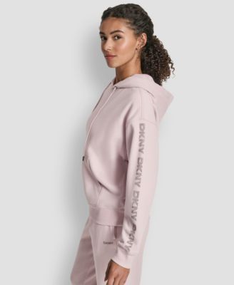 Women's Rhinestone Logo Fleece Hoodie