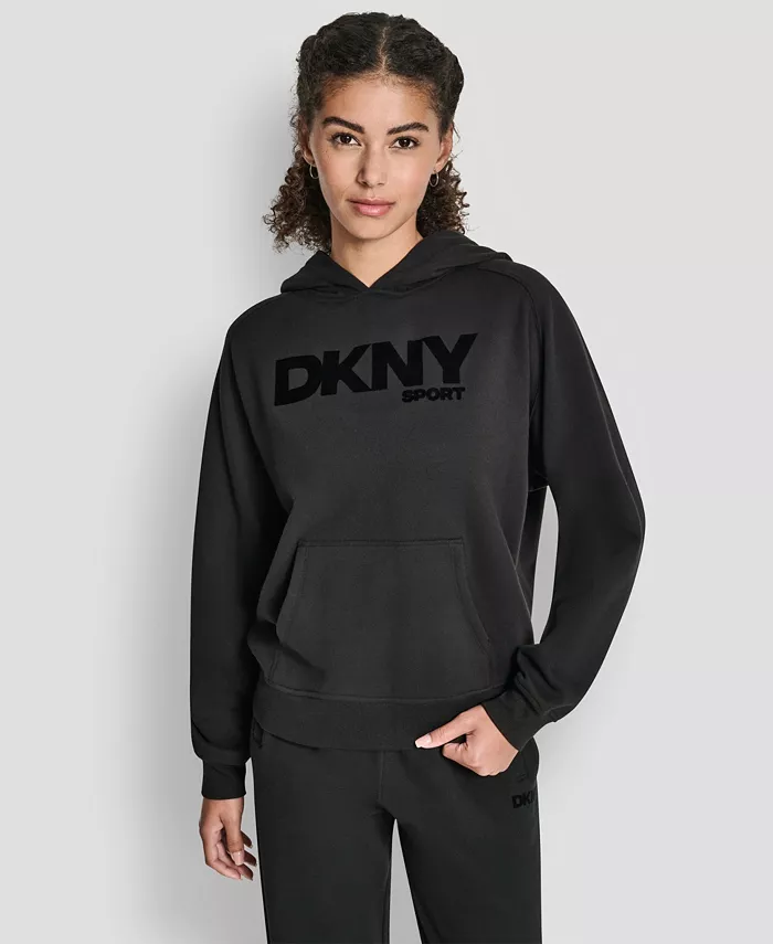 Women's Flock Logo Kanga Pocket Pull-On Hoodie