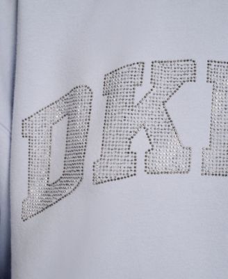 Women's Exploded Rhinestone Varsity Logo Sweatshirt