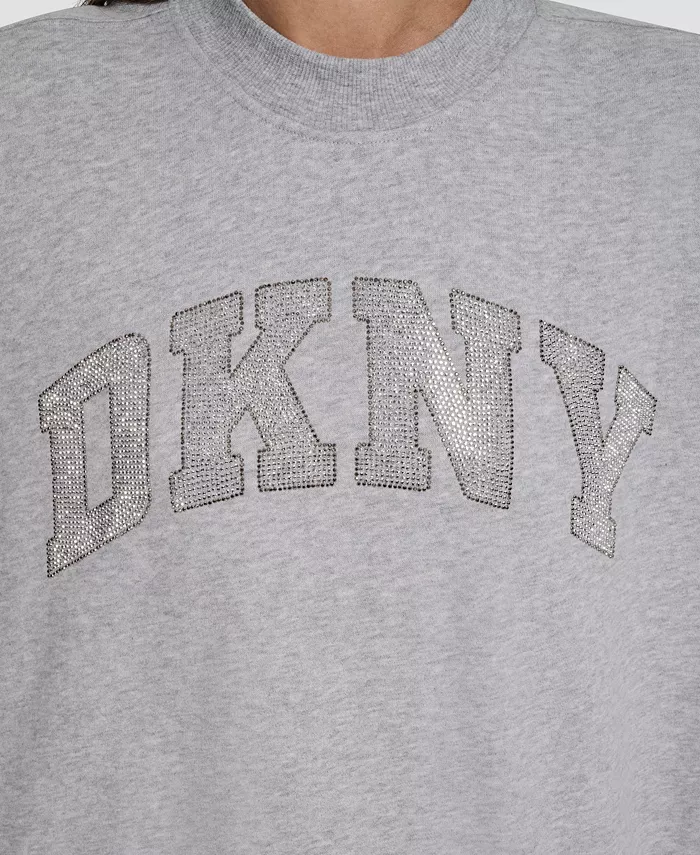Women's Exploded Rhinestone Varsity Logo Sweatshirt - thumbnail 2