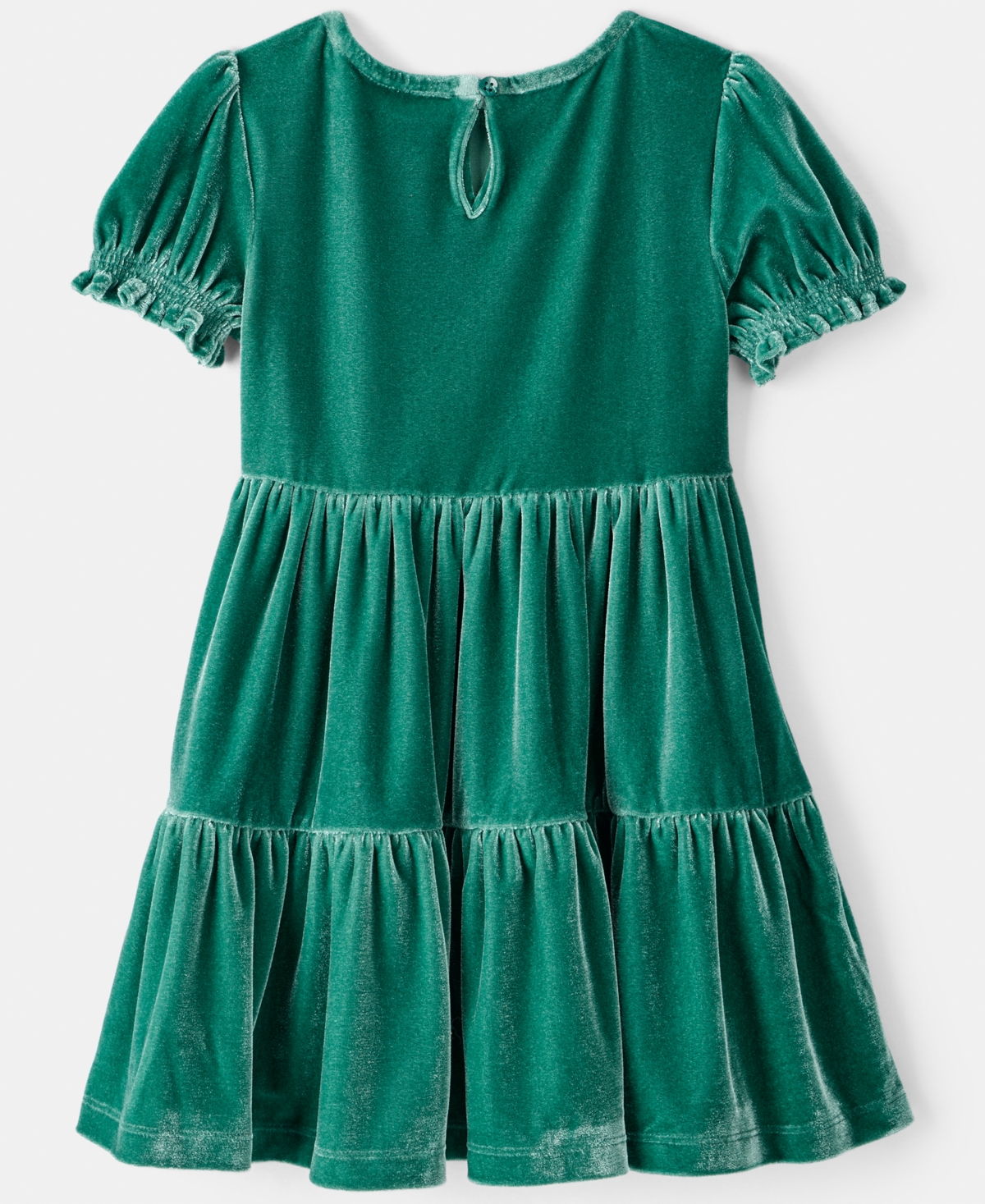 Carter's Girls 2t-5t Christmas Crewneck Dress In Green