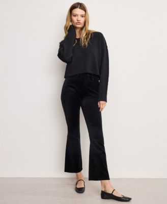 Women's Velvet Good High Rise Kick Flare Pants, Regular & Plus Size