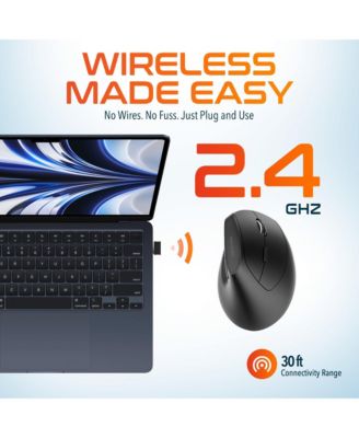 2.4G Connection (DMERGS12P-WB),12P Vertical Wireless Mouse