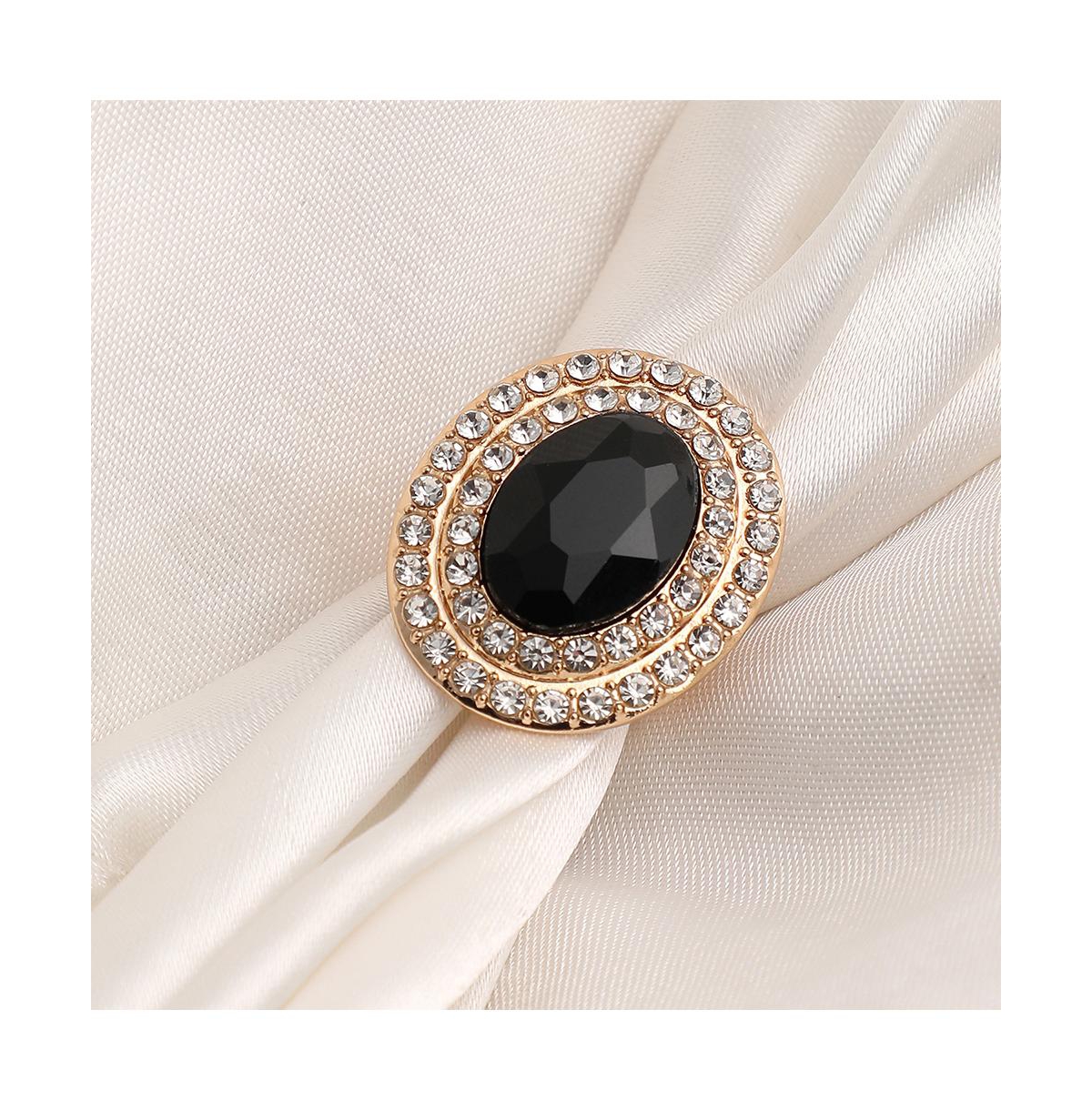 Sohi Women's Oval Cocktail Ring