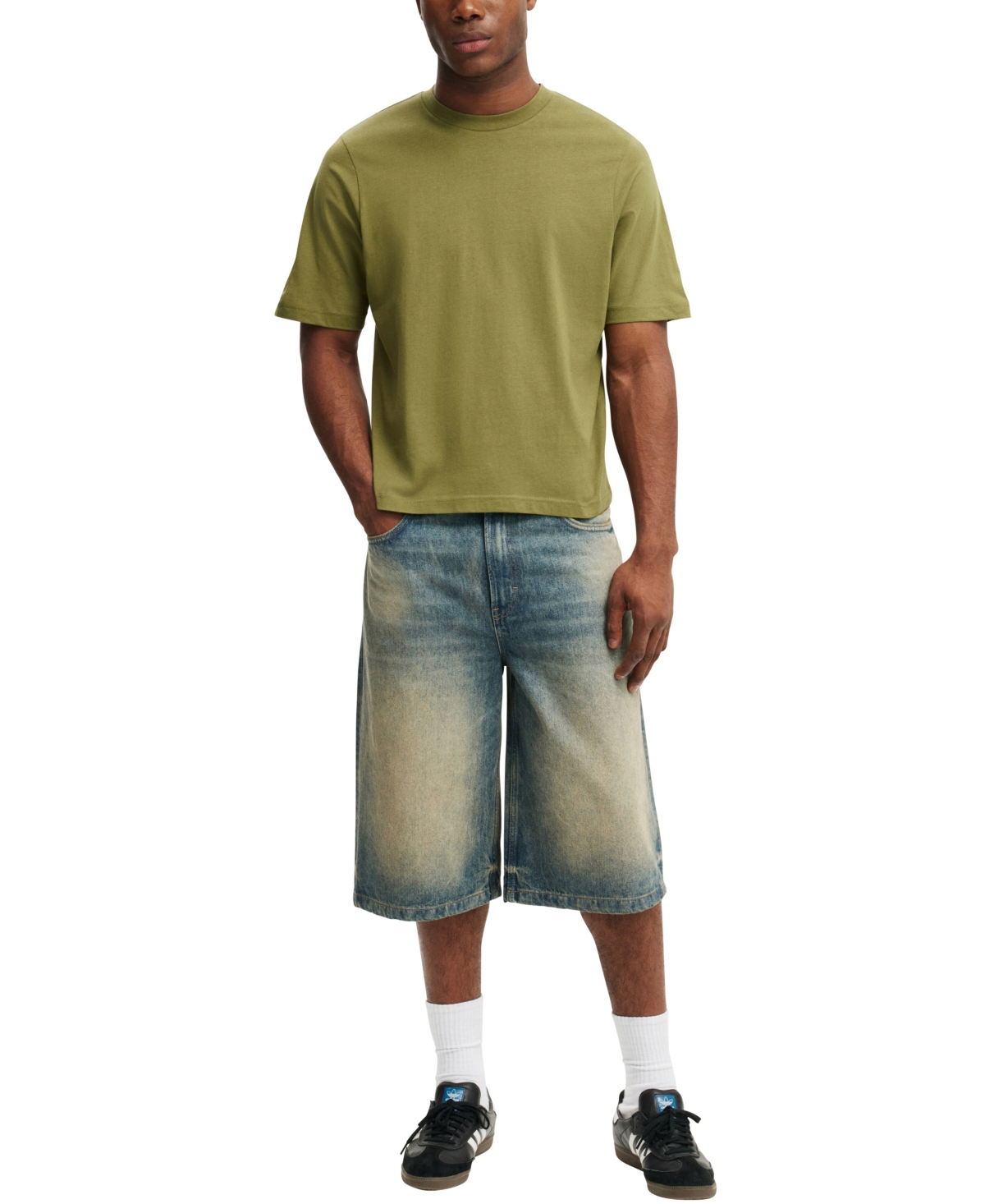 Cotton On Men's Cropped Fit Short Sleeve T-Shirt