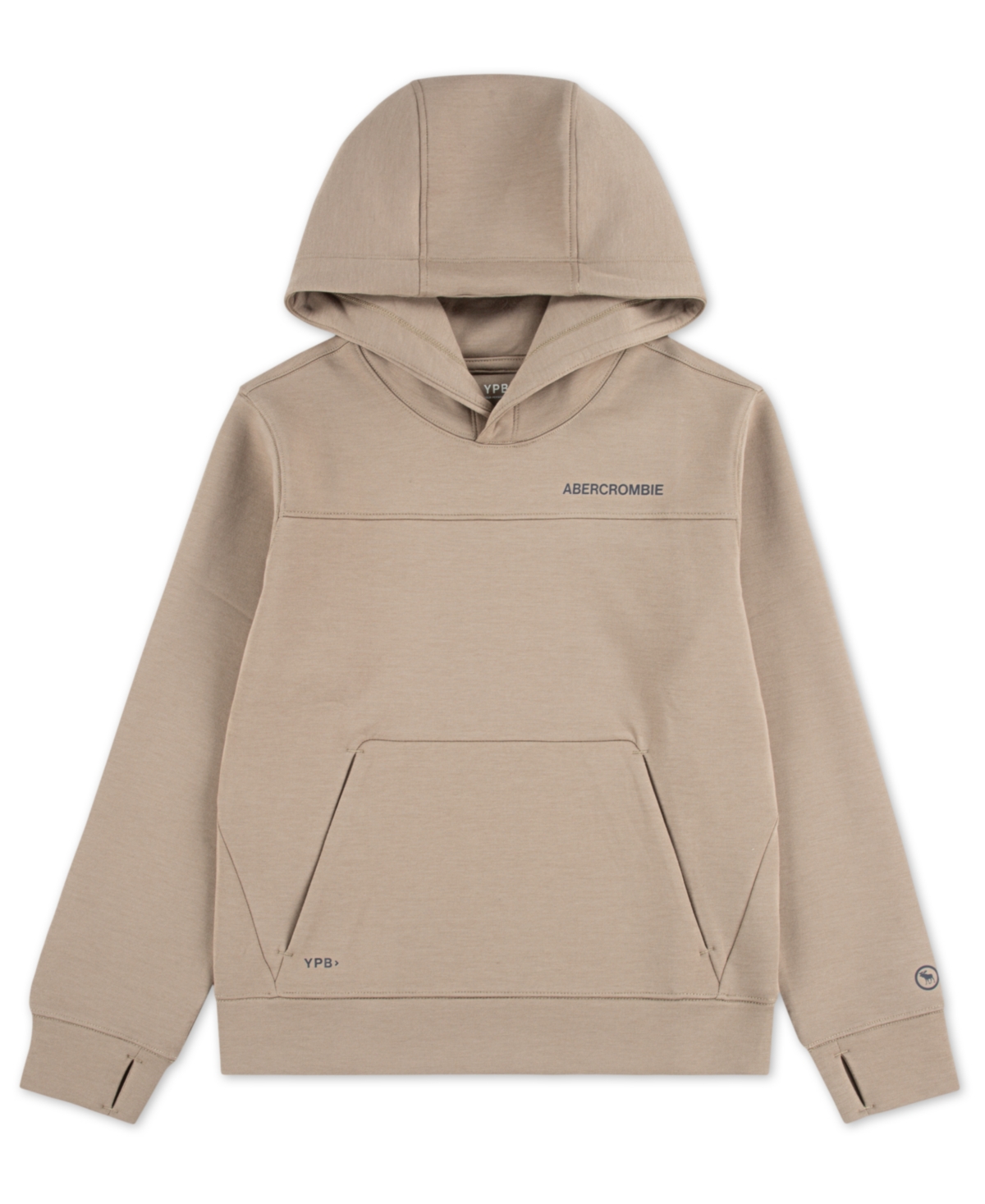 Abercrombie Boys 8-20 Ypb Neoknit Technical Pullover Hoodie In Brown