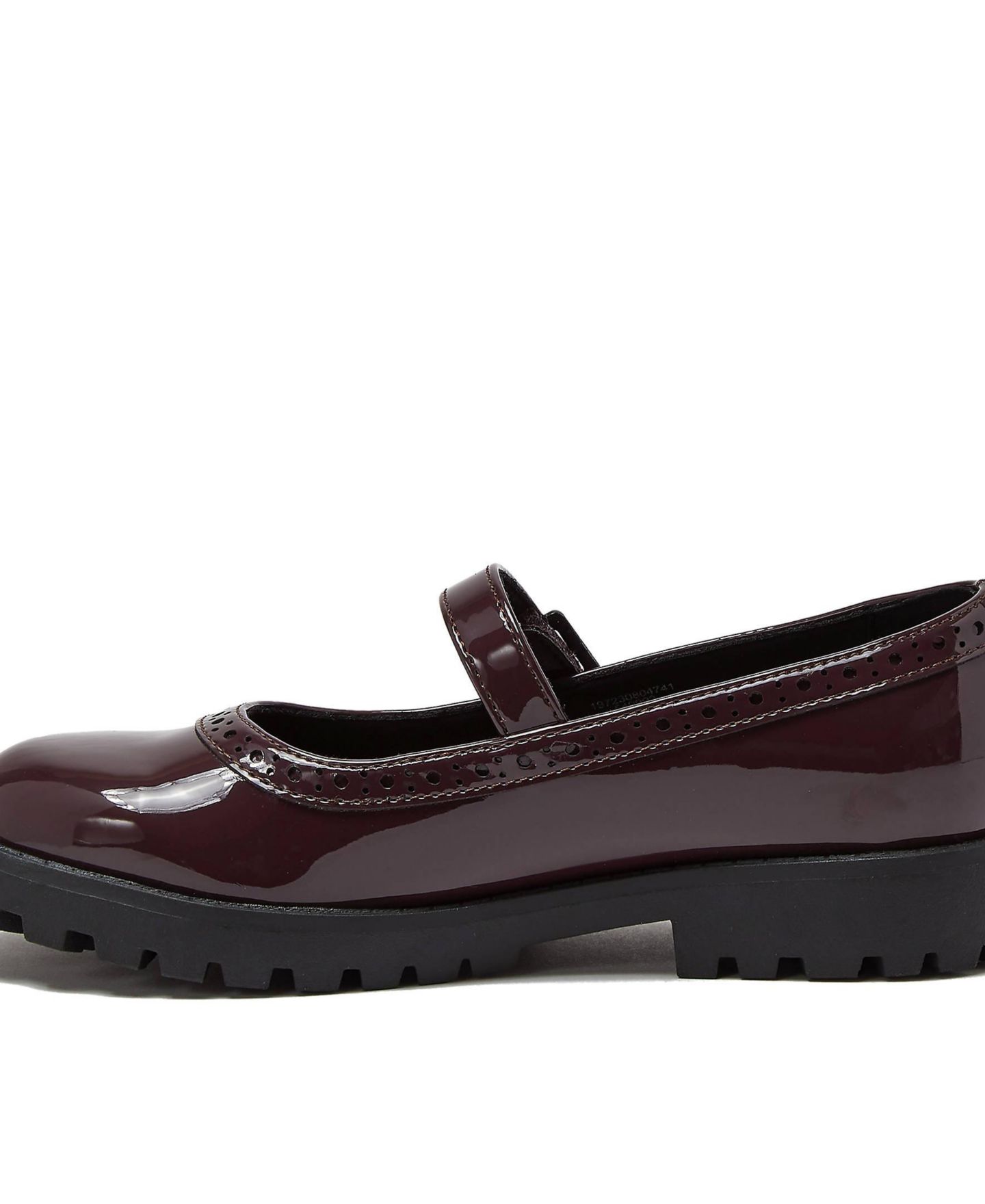 Балетки Lands' End Easy On Classic Mary Janes для девочек, цвет: Сливовый лаковый — фото 3