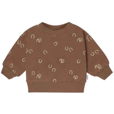 Baby Boys 2-Piece Fleece Outfit Set, Brown Horseshoe, Months