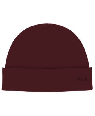 Men's Waffle Logo Detail Beanie
