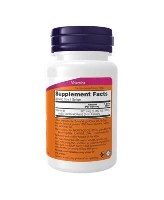 Vitamin D-3 5,000 IU ,30 Softgels