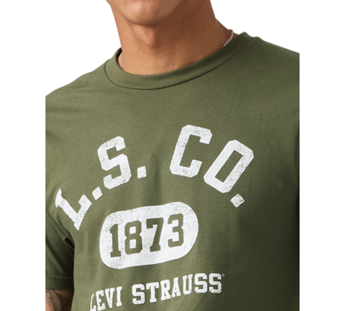 Levi's Men's Relaxed-fit Logo Graphic T-shirts In Green