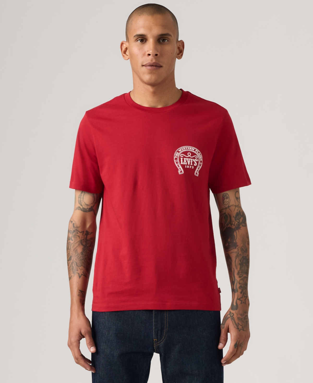 Levi's Men's Classic Short Sleeve Graphic Crewneck T-shirt In Black