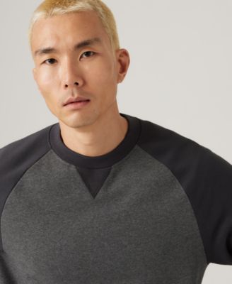 Levi'&reg; Men's Relaxed Fit Crewneck Long Sleeve Red Tab Logo Sweatshirt