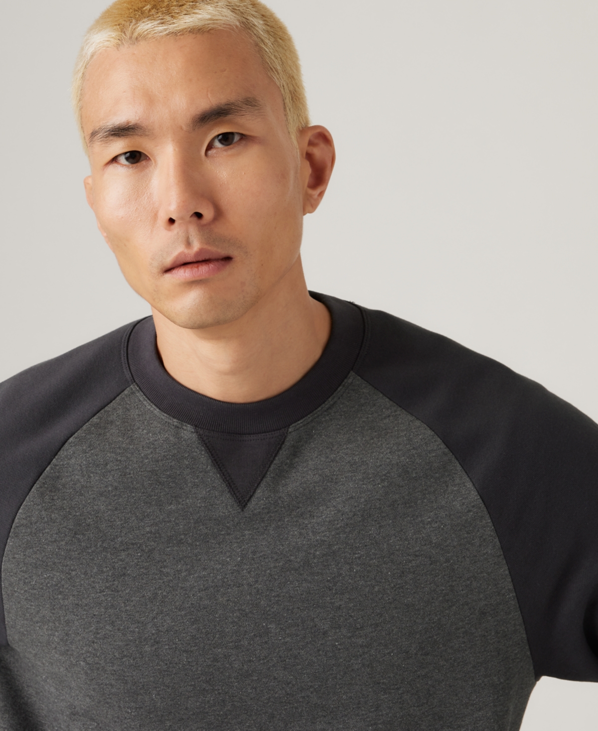 Levi's Levi' Men's Relaxed Fit Crewneck Long Sleeve Red Tab Logo Sweatshirt In Black
