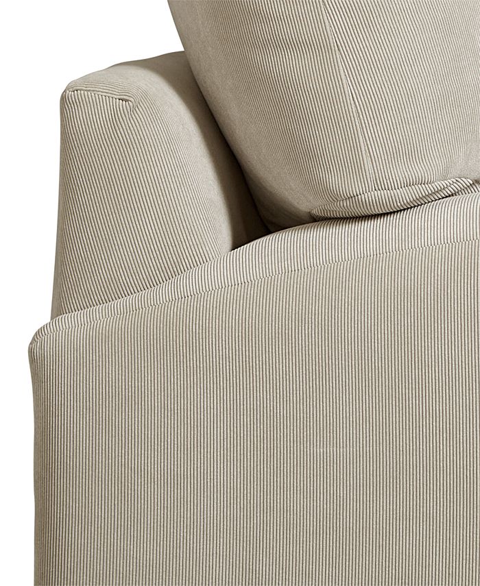 Furniture Rhyder 5Pc. Fabric Sectional Sofa with Chaise, Created for