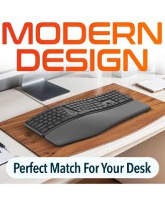 KB250 Ergonomic Keyboard with Wrist Rest Pad