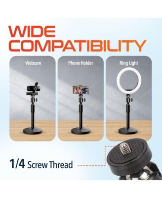 T301 Webcam Stand, Adjustable Height & 360&deg; Swivel (DCT301)
