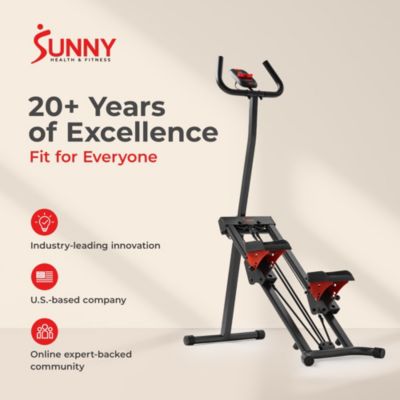 Smart Foldable Stair Climber with Resistance Bands