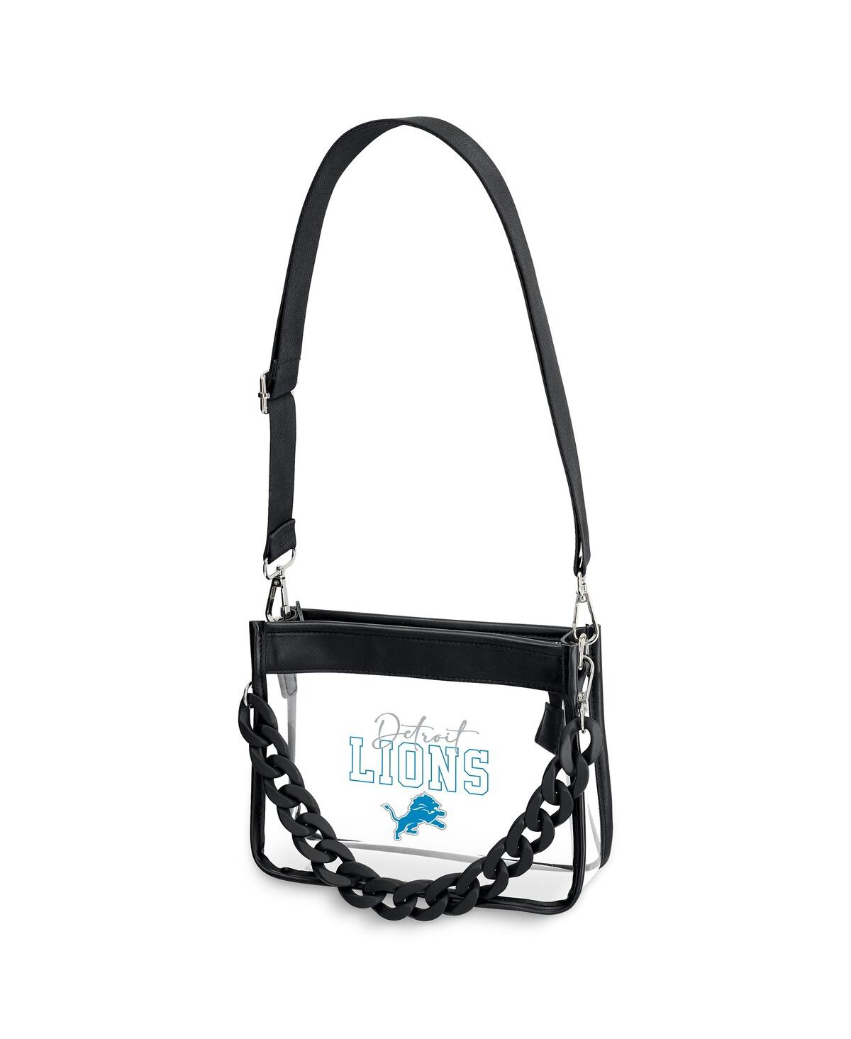 Wear By Erin Andrews Kansas City Chiefs Plastic Chain Mini Crossbody In Transparent