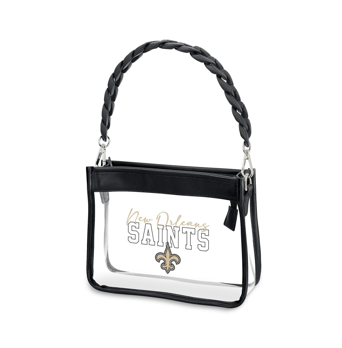 Женская сумка WEAR by Erin Andrews New Orleans Saints Plastic Chain Mini Crossbody — фото 3