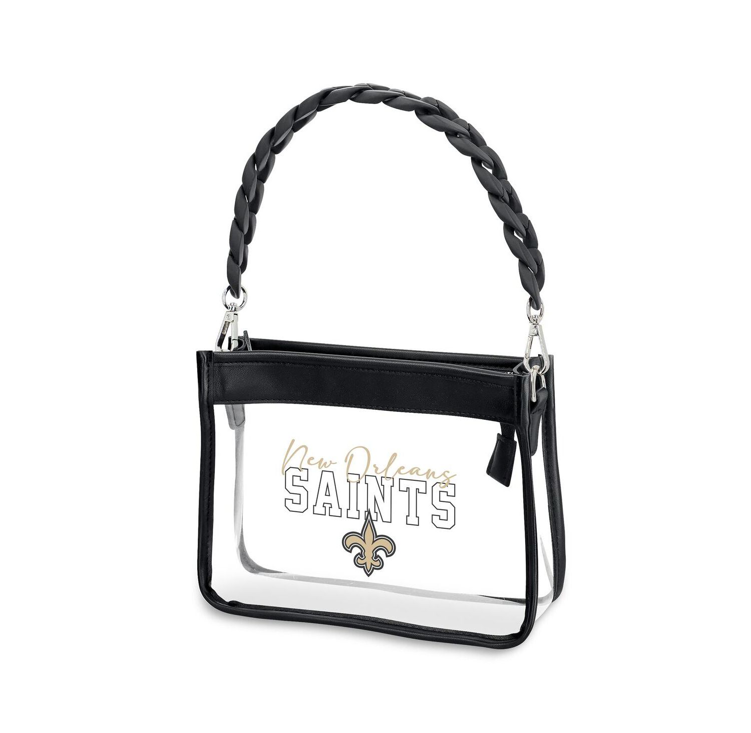 New Orleans Saints Plastic Chain Mini Crossbody Handbag