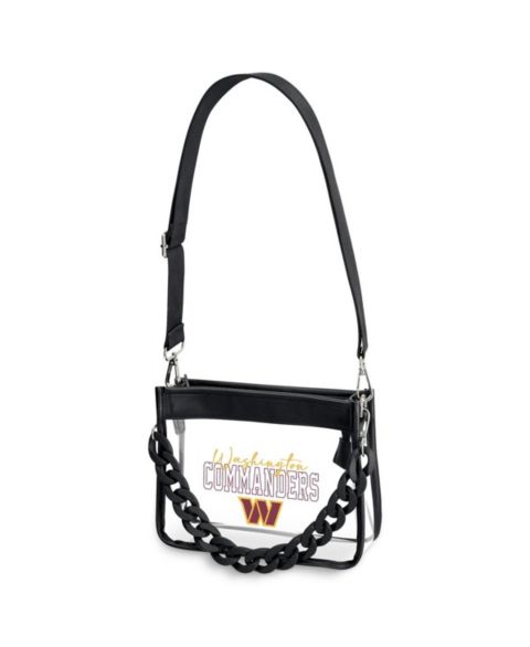 Женская сумка WEAR by Erin Andrews Washington Commanders Plastic Chain Mini Crossbody