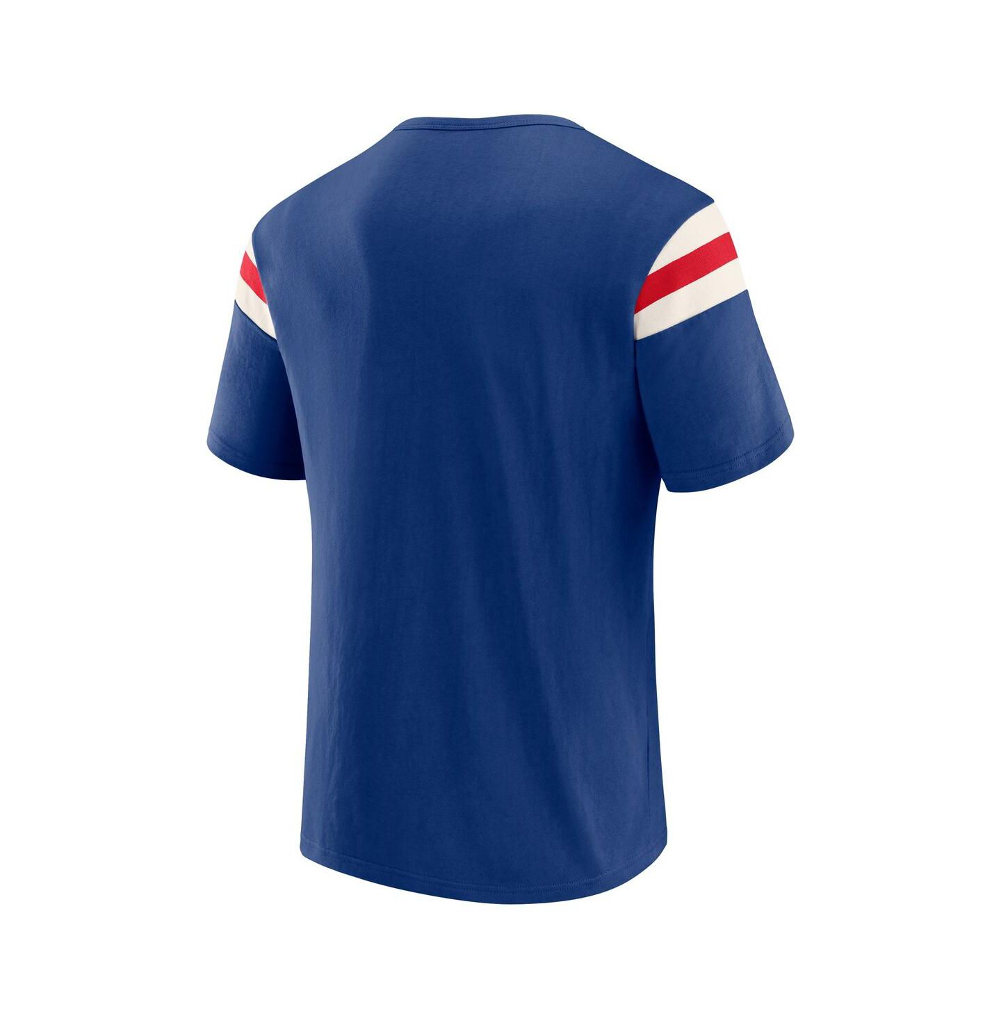 Мужская футболка Fanatics Royal Texas Rangers Distressed Sleeve Stripe — фото 3