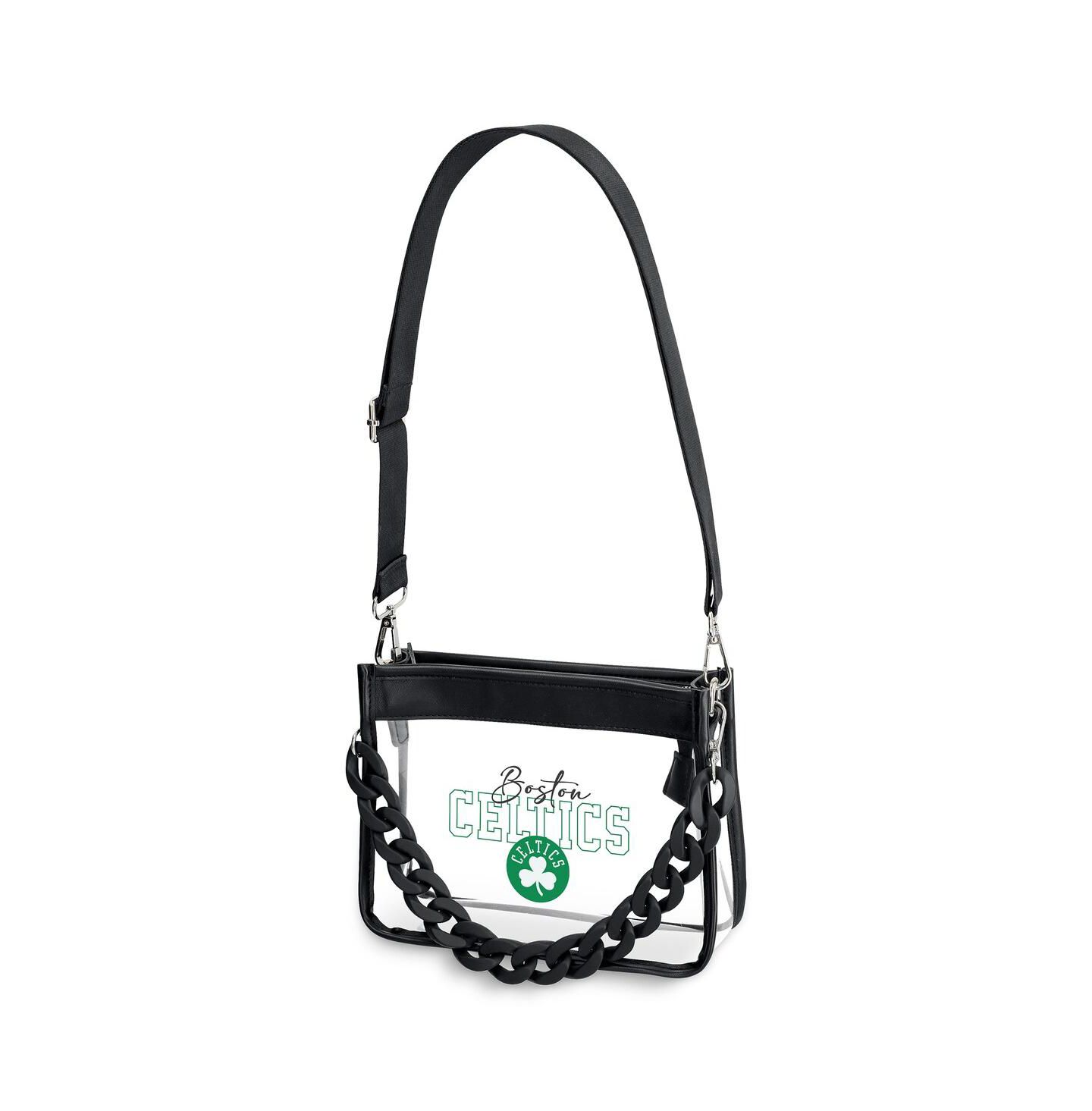 Женская сумка WEAR by Erin Andrews Boston Celtics Plastic Chain Mini Crossbody — фото 1