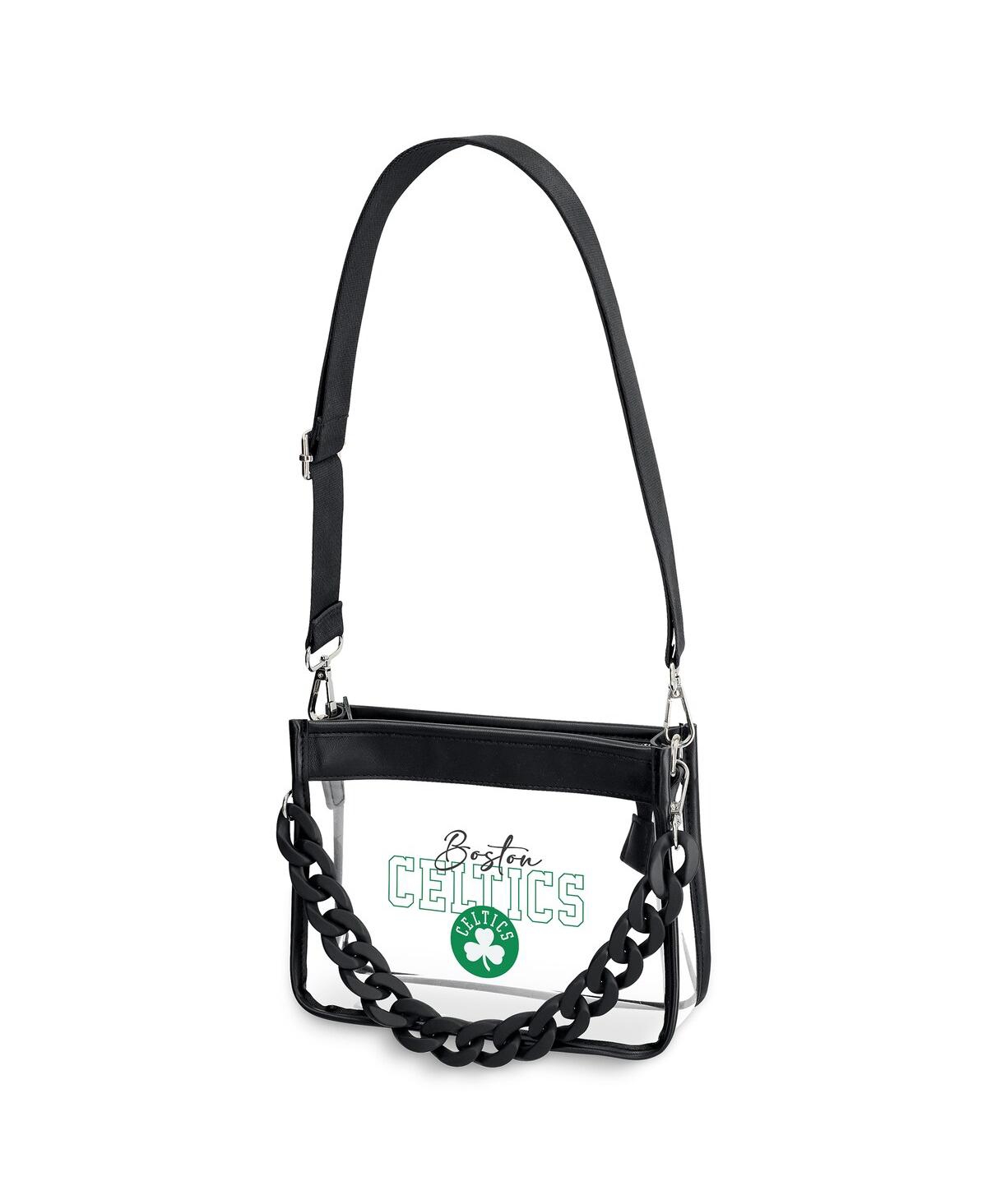 Wear By Erin Andrews Kansas City Chiefs Plastic Chain Mini Crossbody In Transparent