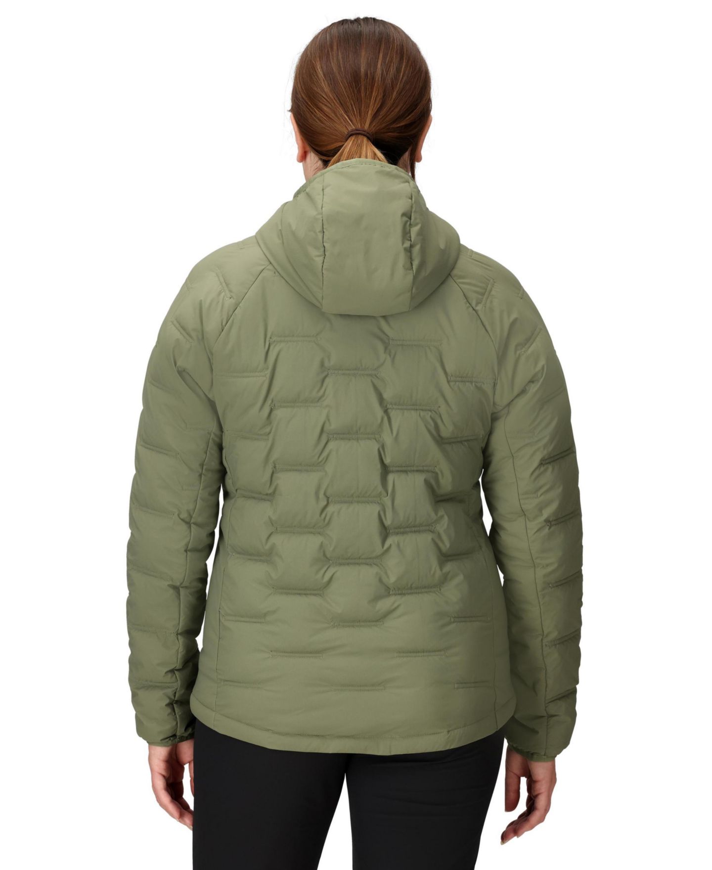 Женские куртки Marmot WarmCube® Active Novus Hoody, цвет: Оливковый — фото 8