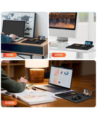 D101 Wireless Charging Mouse Pad with Foldable Phone Stand & Writing Pad (DMP101WC)