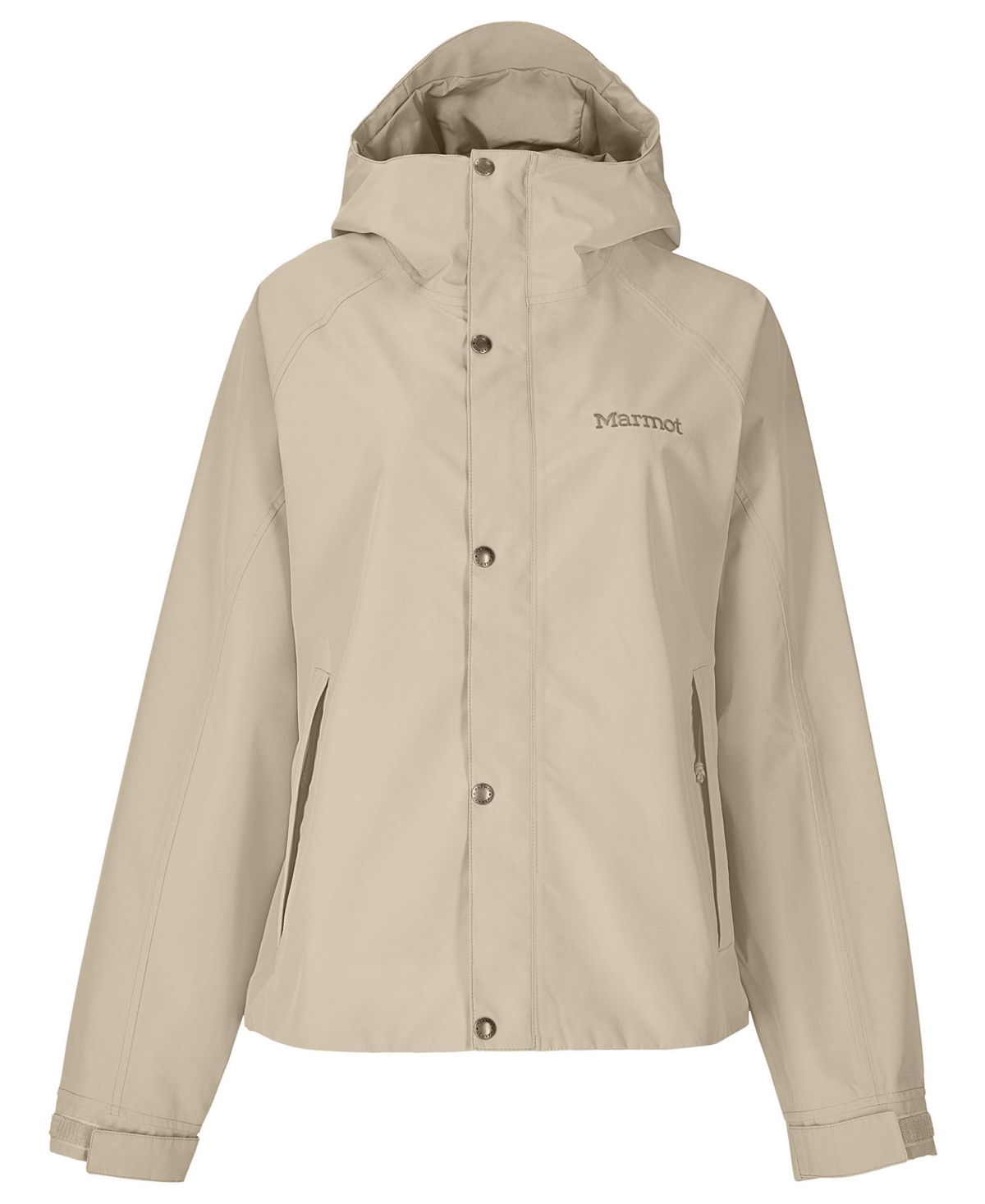 Marmot Women's Cascade Hooded Waterproof Jacket In Gray