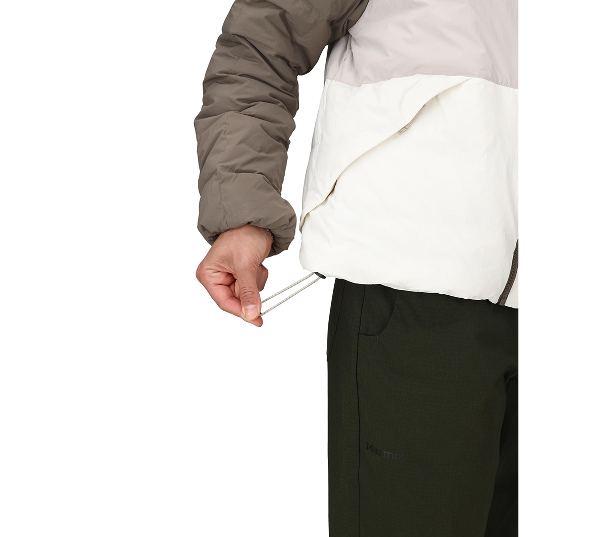 Marmot Women's Ares Colorblocked Down Jacket In Multi