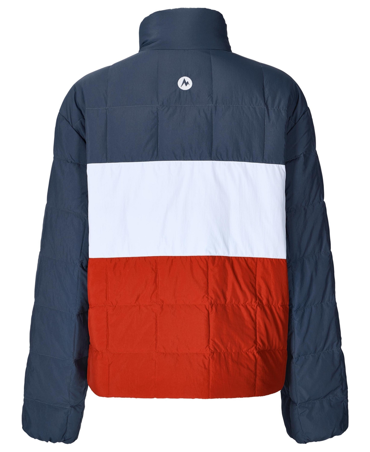 Marmot Women's Ares Colorblocked Down Jacket In Blue