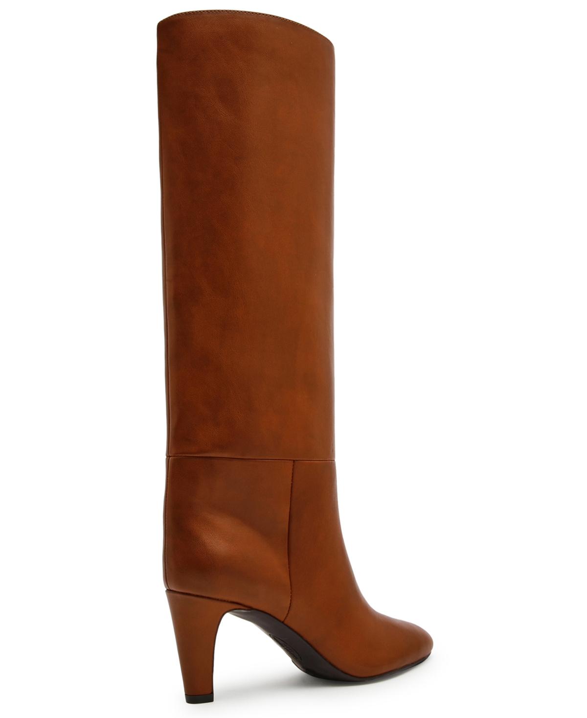 Anne Klein Womens Iverson Knee High Dress Boots Regular Wide Calf In Brown