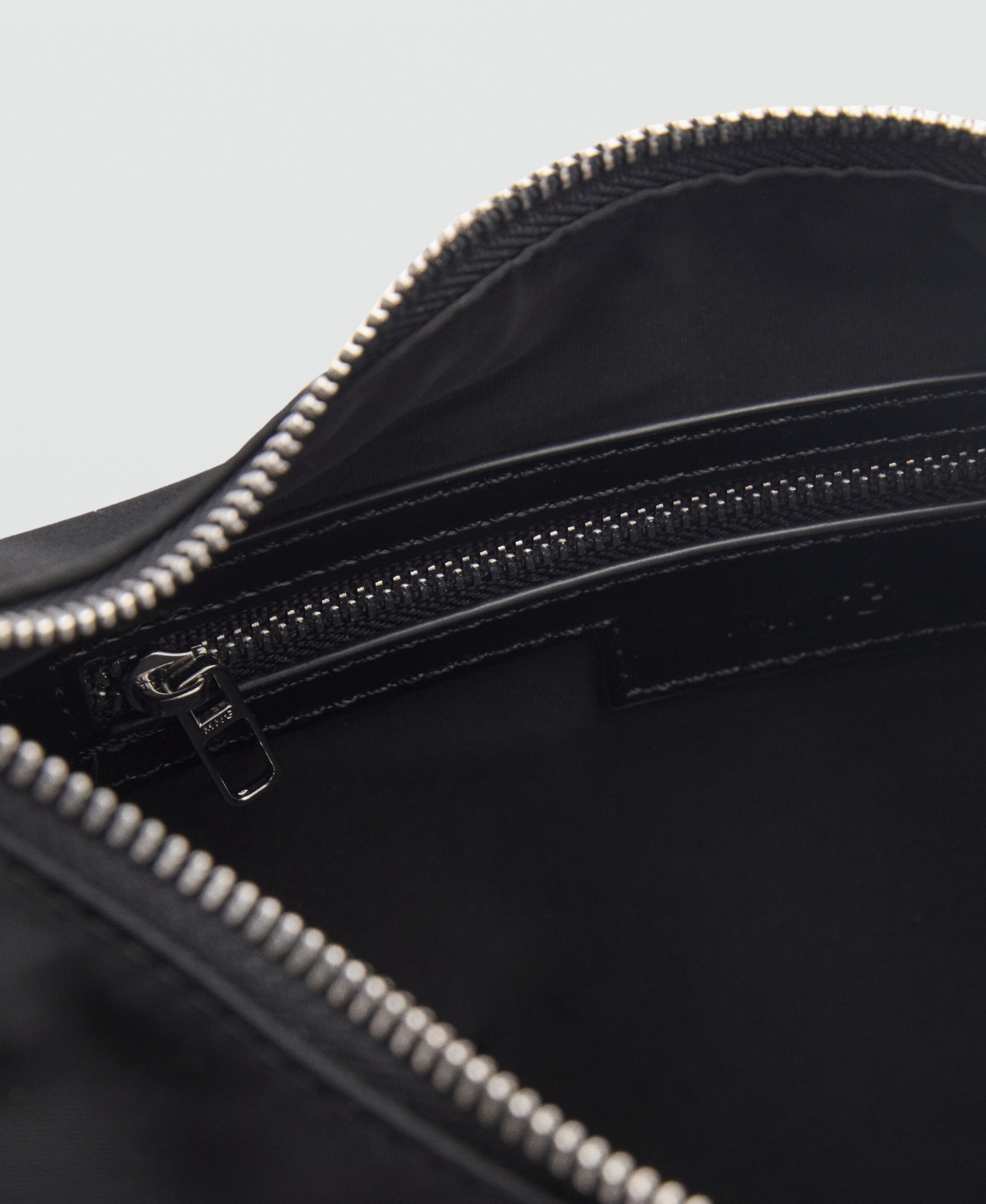 Mango Women's Medium Nylon Shoulder Bag In Black